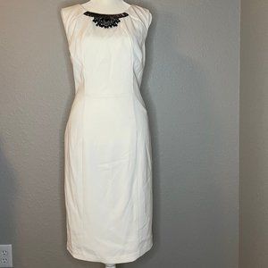 Laundry by Shelli Segal Warm White Dress 8 (NWT)